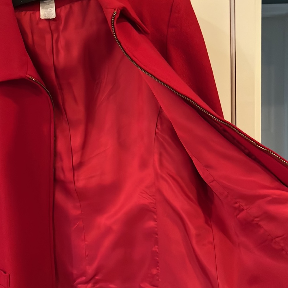 Red Wool Jacket - Picture 4 of 4